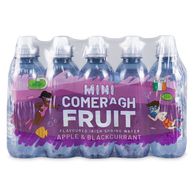 Mini Fruit Flavoured Irish Spring Water Apple & Blackcurrant 10x250ml Comeragh